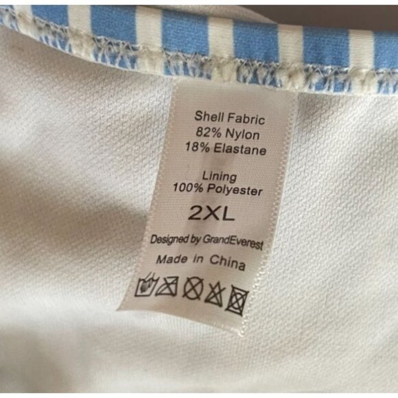 NWT Enjoy The Sunshine Cutout One Piece Bikini Bottom Bathing Suit 2XL - Picture 6 of 6